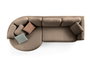 Atelier Del Sofa Venezia Left - Marrón oscuro